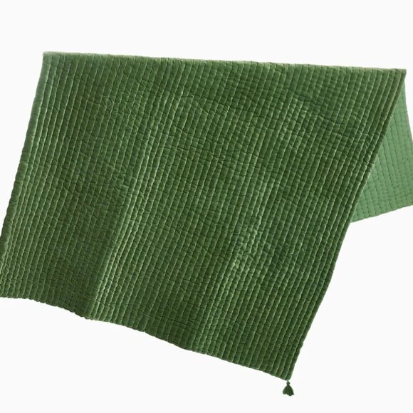 John Robshaw Velvet Moss Throw - Picture 2 of 7